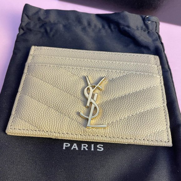 Yves Saint Laurent Accessories Saint Laurent Ysl Monogram Leather